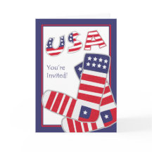 Convite de festas de 4 de julho, Meias Patrióticas