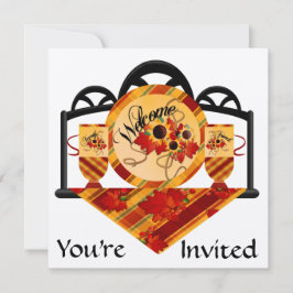 Convite de festas de Ação de Graças