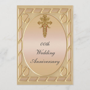 Convite de festas de aniversário da Cruz Cristã