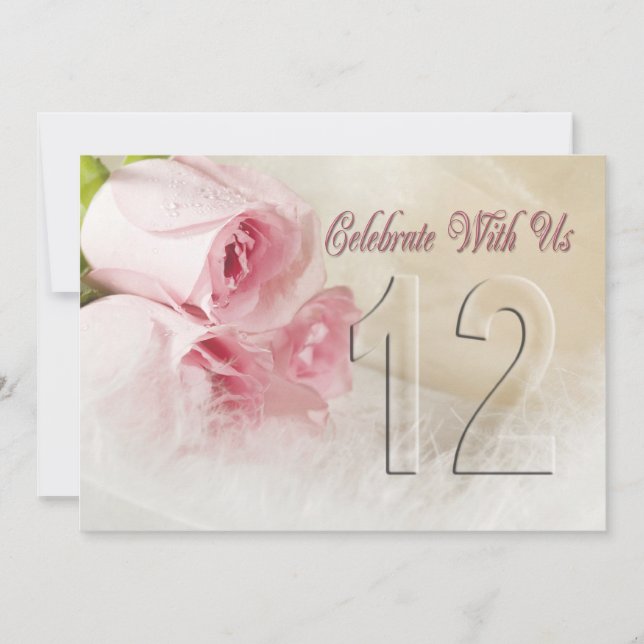 Convite de festas de aniversário de 14 anos (Frente)