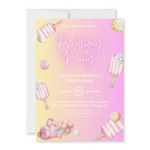 Convite de festas de aniversário de 30 anos de Jog