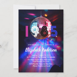 convite de festas de aniversário de 40 anos de esf