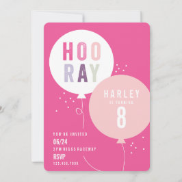 Convite de festas de aniversário de criança de gal