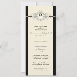 Convite de festas de aniversário de Nouveau (prat