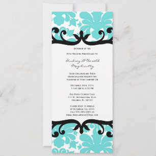 Convite de festas de Aniversário Elegante Vintage