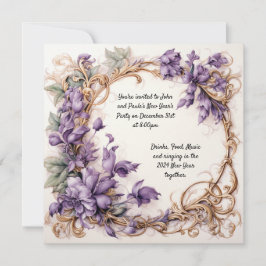 Convite de festas de Ano Novo