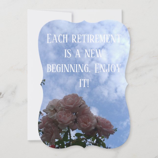 convite de festas de aposentadoria rosa (Frente)