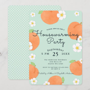 Convite de festas de aquecimento da casa de pêsse