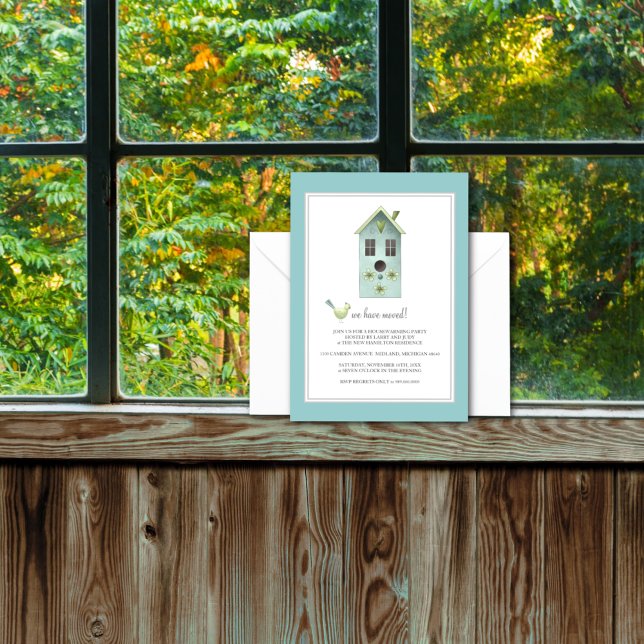 Convite de festas de aquecimento doméstico (Criador carregado)