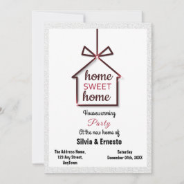 Convite de festas de aquecimento doméstico