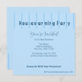 Convite de festas de Aquecimento Doméstico com Cer