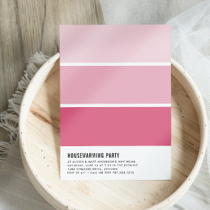 Convite de festas de Aquecimento Doméstico Paint C