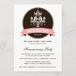 Convite de festas de Aquecimento Doméstico Vintage