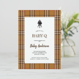 Convite de festas DE BABYSHOWER DE CHURRASCO ROWN