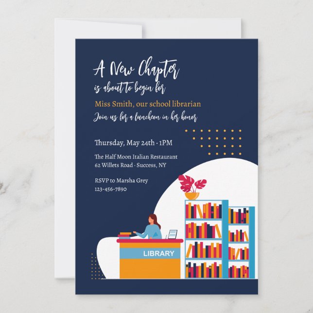 Convite de festas de Baixa Bibliotecária (Frente)