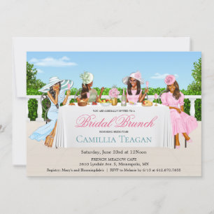 Convite de festas de Brunt Bridal Americano