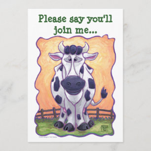 Convite de festas de Cabeça de Vaca e Caudas