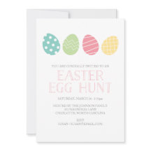 Convite de festas De Caça De Ovo De Páscoa