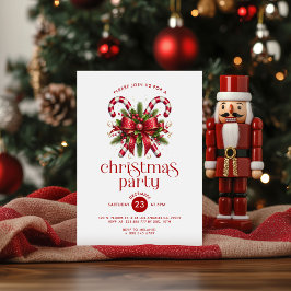 Convite de festas de Canas de Natal