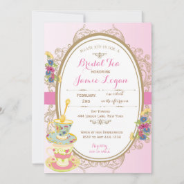 Convite de festas de chá chá de panela