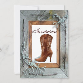 Convite de festas de Chá Chá de panela de Casament