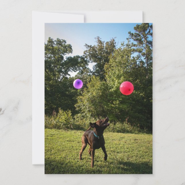 Convite de festas de chocolate (Frente)