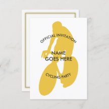 Convite de festas de Ciclo Personalizável