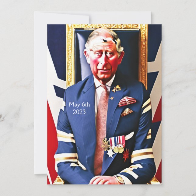 Convite de festas de coroação (Frente)