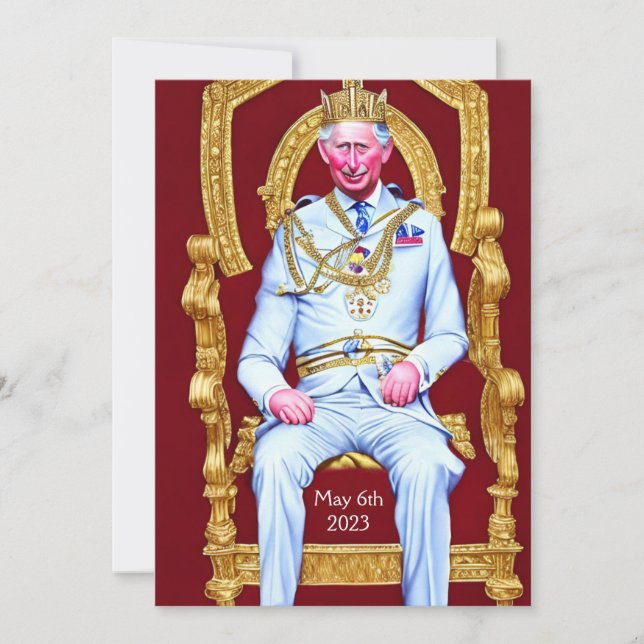 Convite de festas de coroação (Frente)