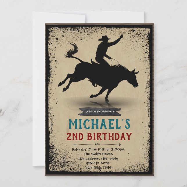 Convite de festas de corrida (Frente)