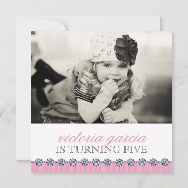 Convite de festas de Crianças Brancas (Frente)