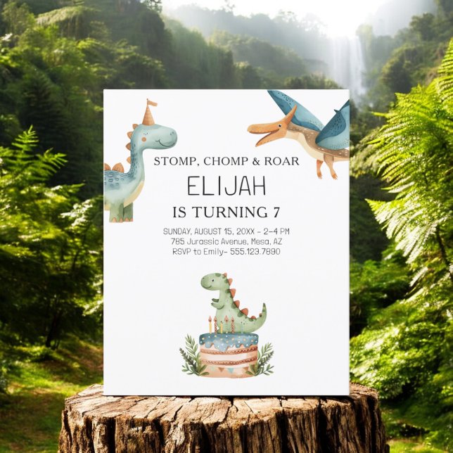 Convite de festas de Crianças de Aniversário do Di (Criador carregado)