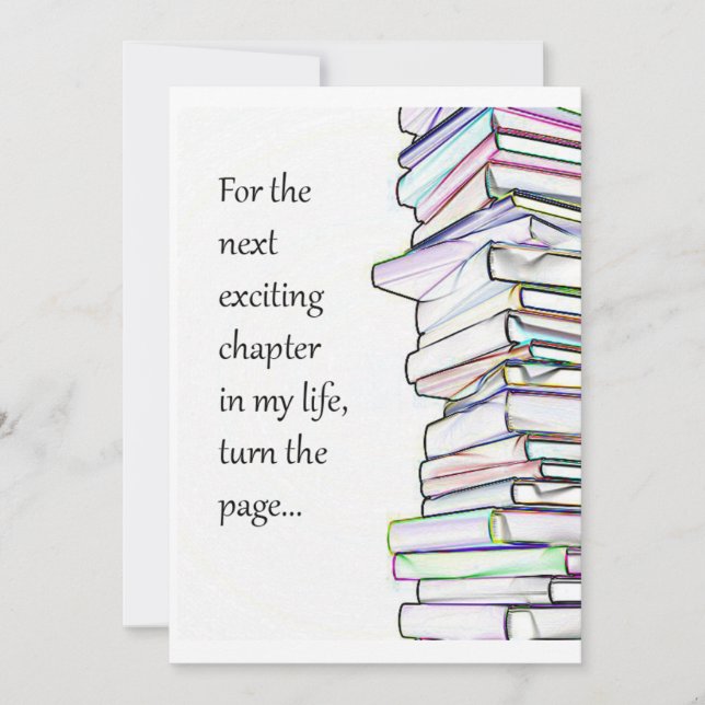 Convite de festas de divórcio do próximo capítulo (Frente)