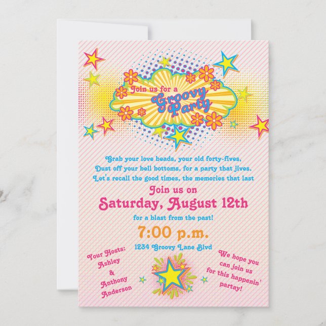 convite de festas de energia do ventilador do entr (Frente)