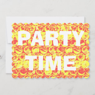 convite de festas de enrolar da bolha de pop