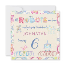 Convite de festas de estudantes de aniversário de 