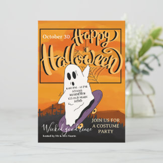 Convite de festas de fantasia de fantasia fantasia