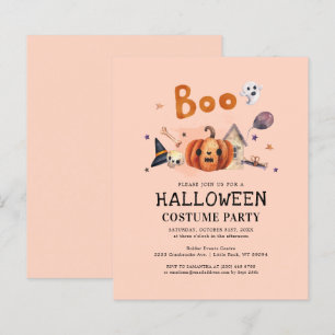 Convite de festas de Figuras de Halloween para Cri