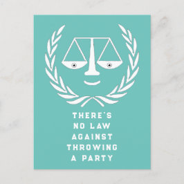 Convite de festas de Formando da Faculdade de Dire