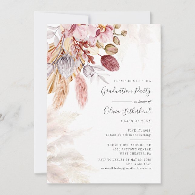 Convite de festas de Formando de Graduação 2025 (Frente)