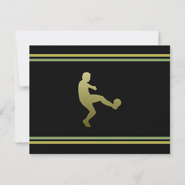 Convite de festas de futebol (Frente)