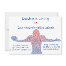 Convite de festas de futebol