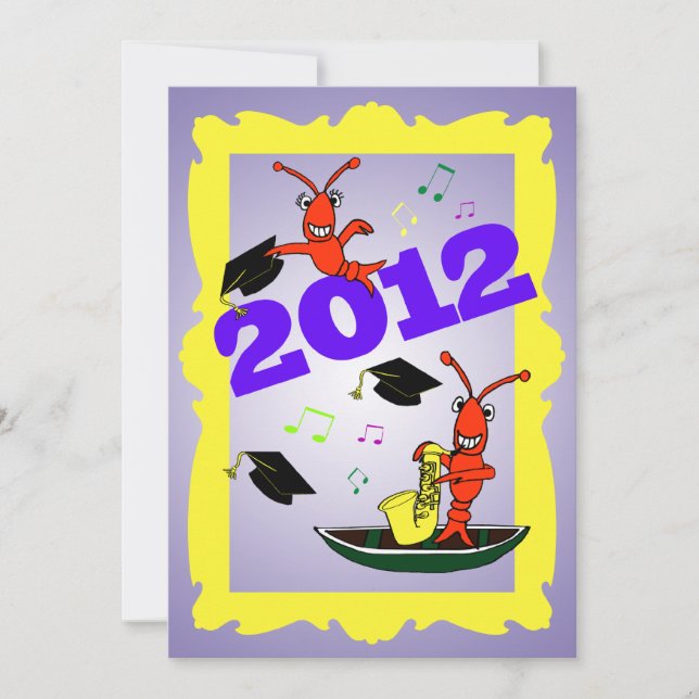 Convite de festas De Graduação Em 2012 (Frente)