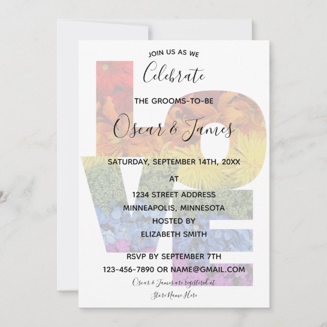 CONVITE DE FESTAS de Grupos de Mesmos Sexos do LOV (Frente)