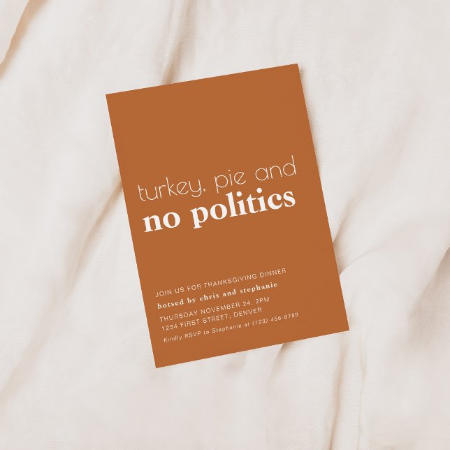 Convite de festas de Janto de Ação de Graças Engra (Criador carregado)