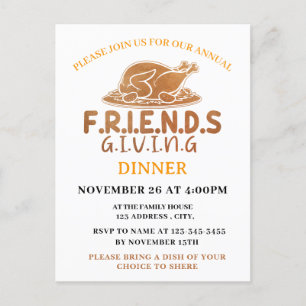 Convite de festas de Janto de Amizade Turquia