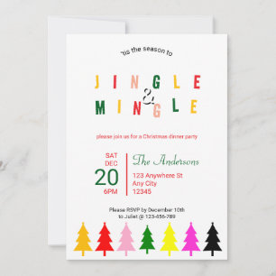 Convite de festas de Janto de Natal