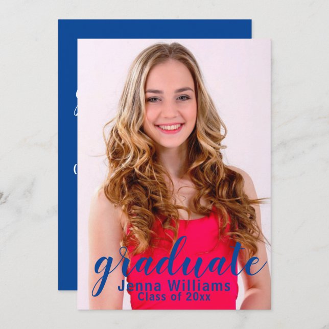 Convite de festas de lançamento de fotos do forman (Frente/Verso)