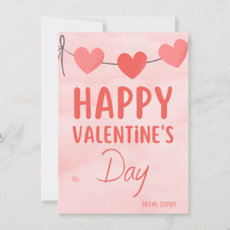 Convite de festas de Namorados moderno rosa