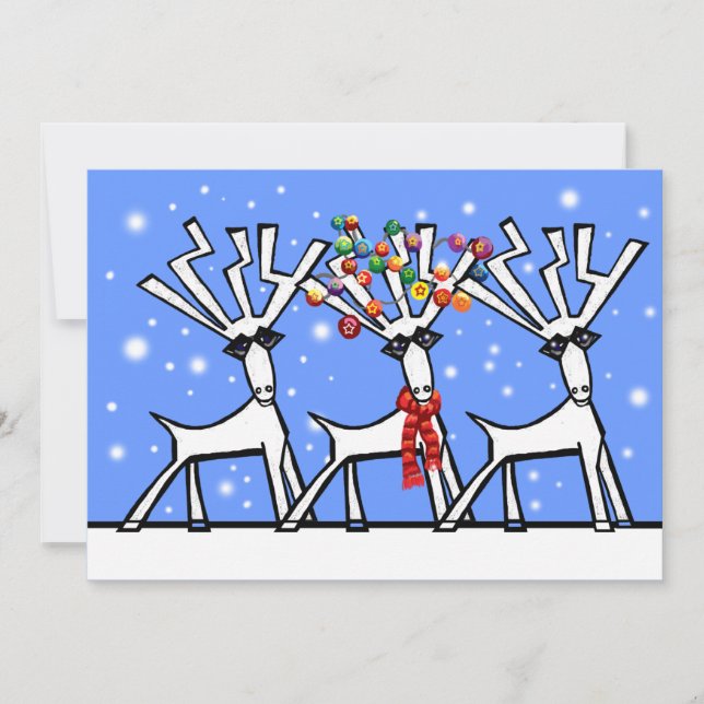 Convite de festas de Natal (Frente)